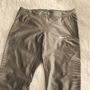 Brown Nike Dri-Fit Runing Tights Size Medium